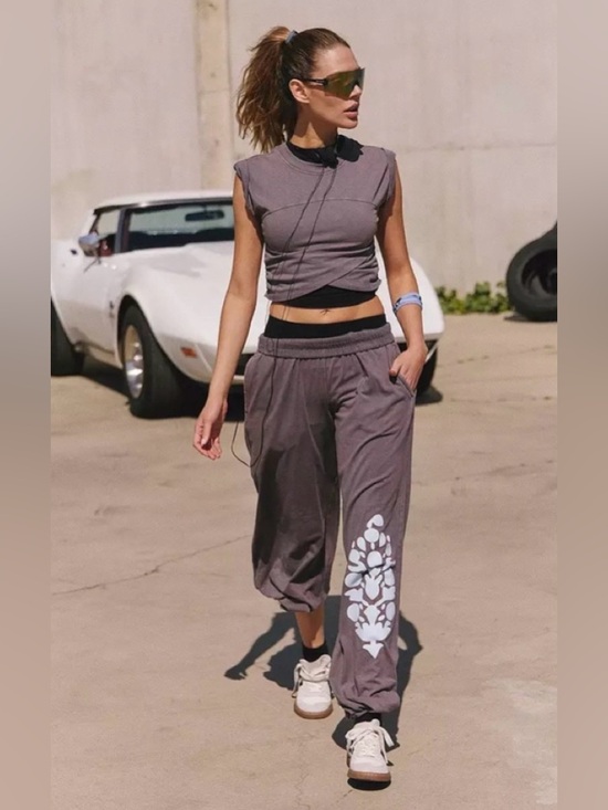 FP Movement by Free People Pants - Free People Movement Hot Shot Logo Crossover Set
